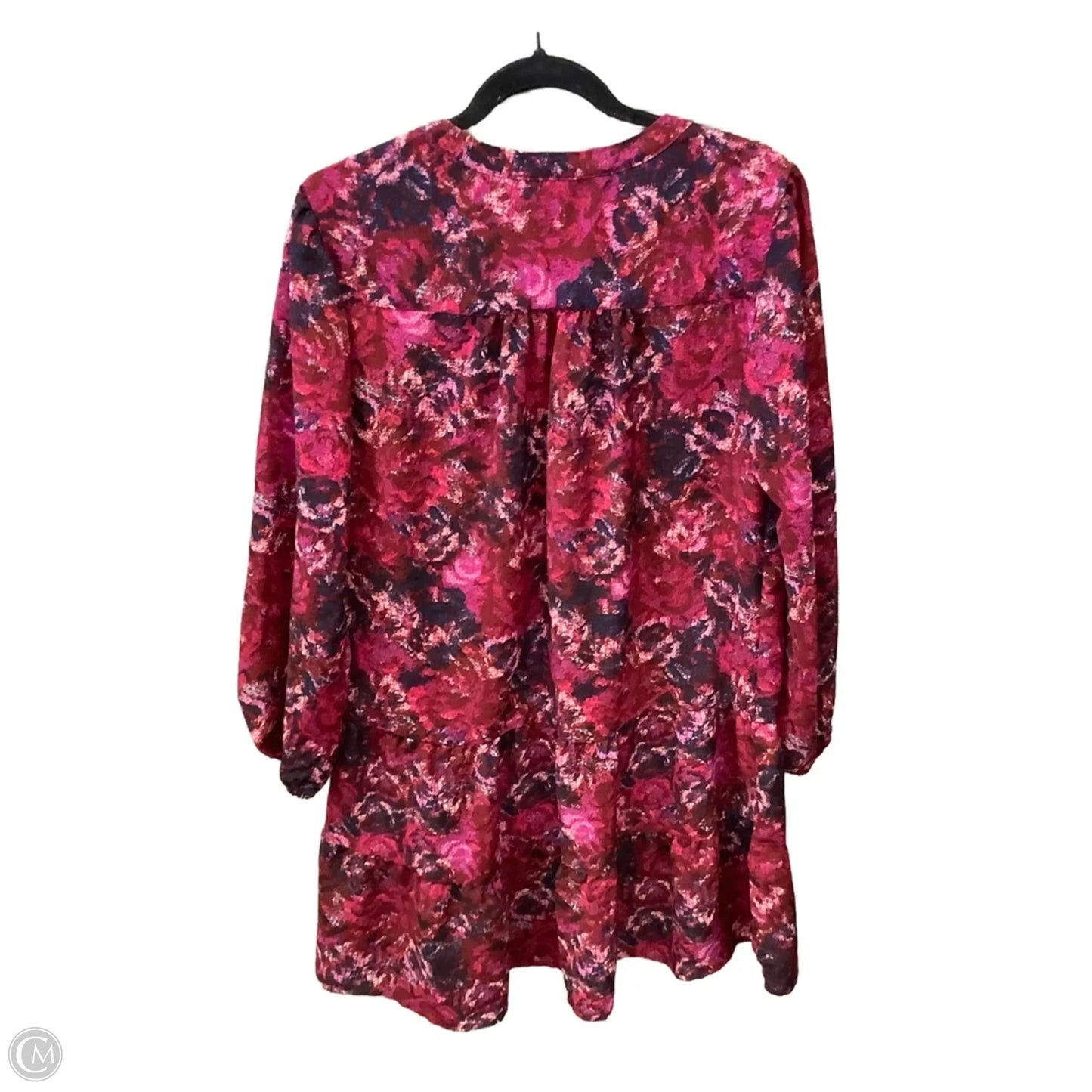 Dress Casual Short By Time And Tru In Red, Size: M