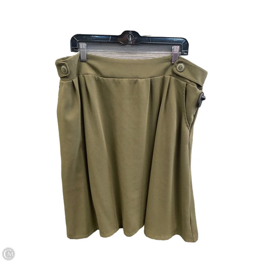 Skirt Midi By Ophelia Roe In Green, Size: 20