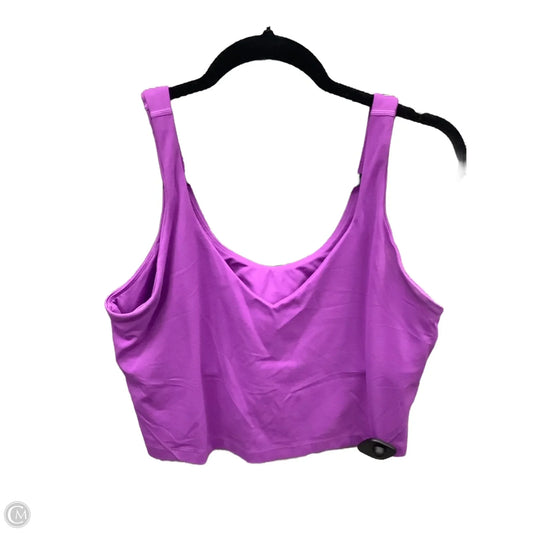 Athletic Bra By Lululemon In Purple, Size: 14