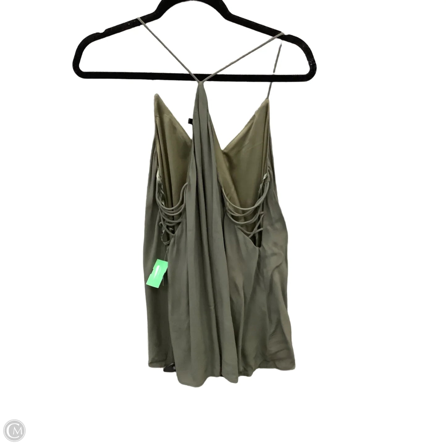 Top Sleeveless By Clothes Mentor In Green, Size: M