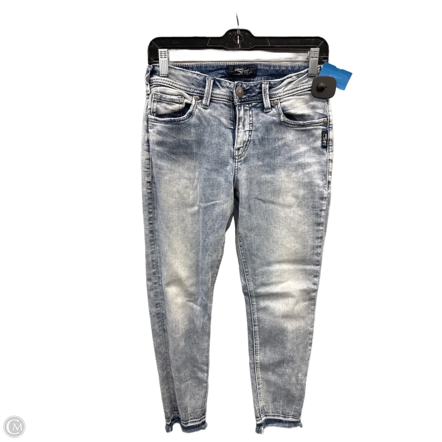 Jeans Skinny By Silver In Blue Denim, Size: 6