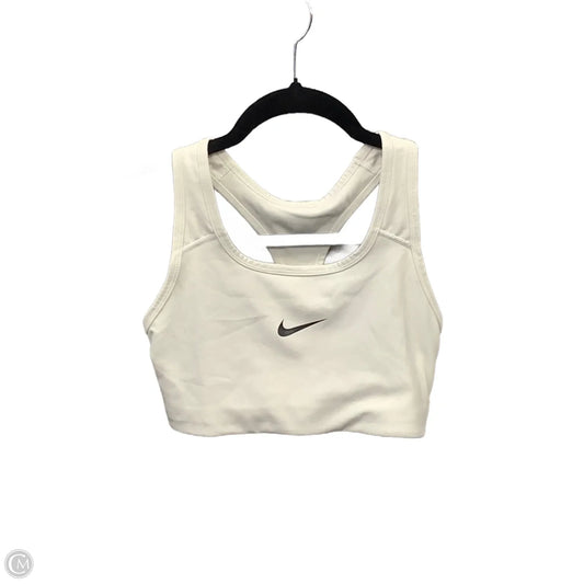 Athletic Bra By Nike Apparel In White, Size: M