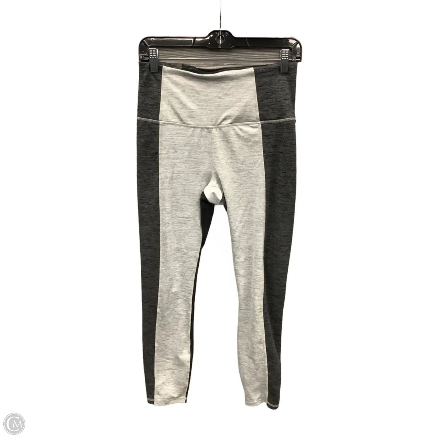 Athletic Leggings By Gaiam In Grey, Size: M