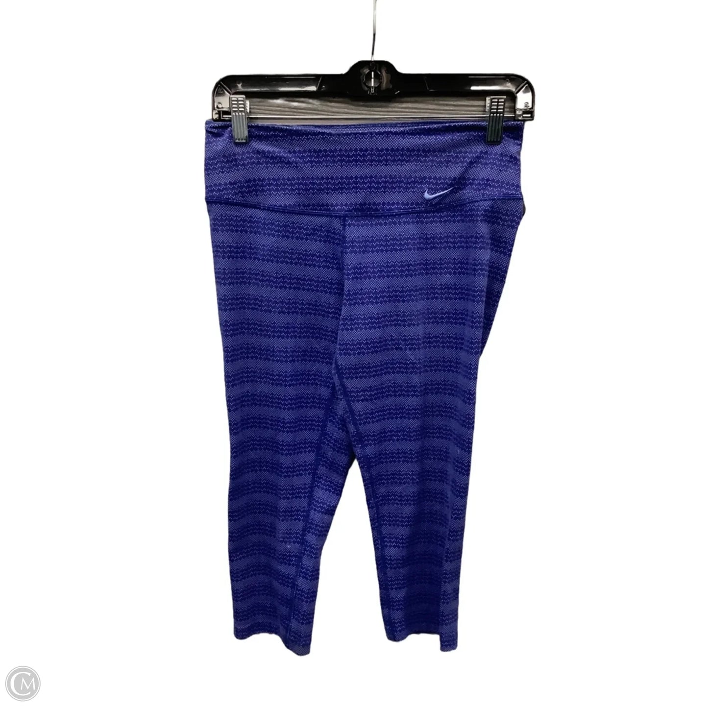 Athletic Capris By Nike Apparel In Blue, Size: S