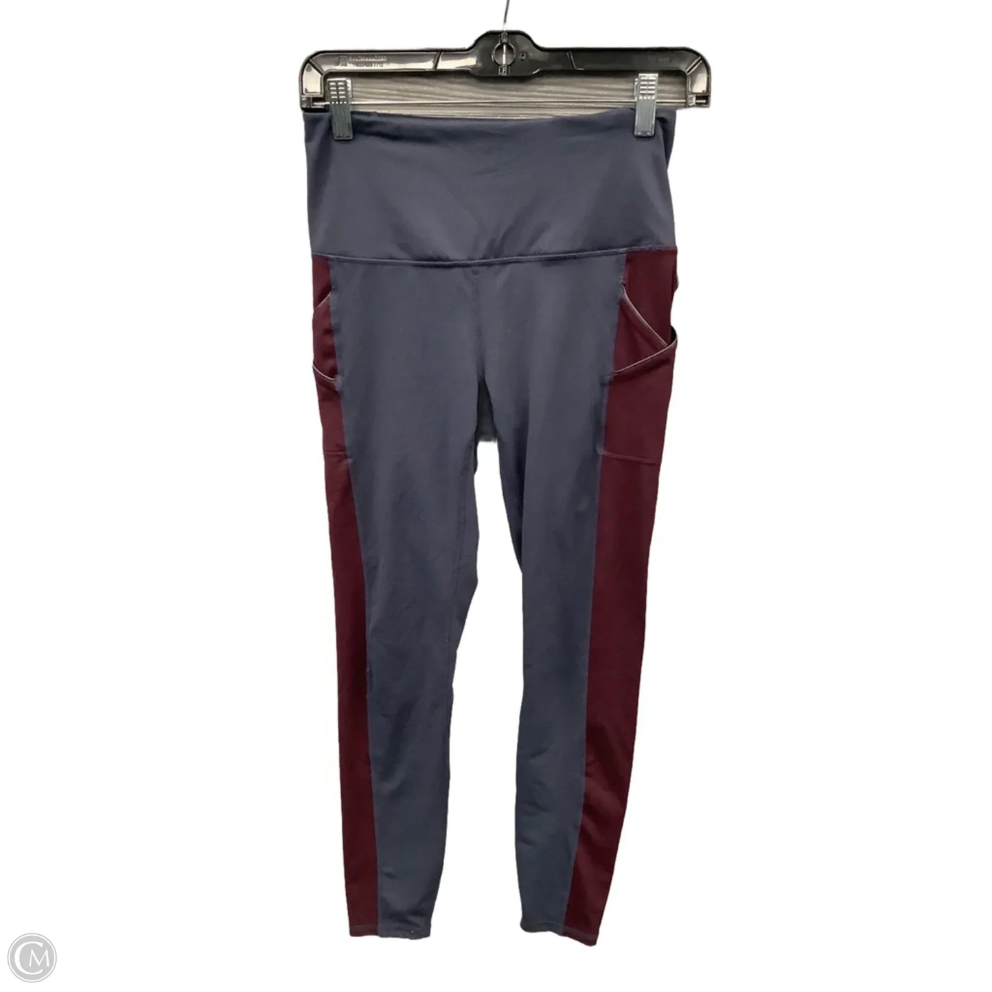 Athletic Leggings By Gaiam In Blue, Size: S