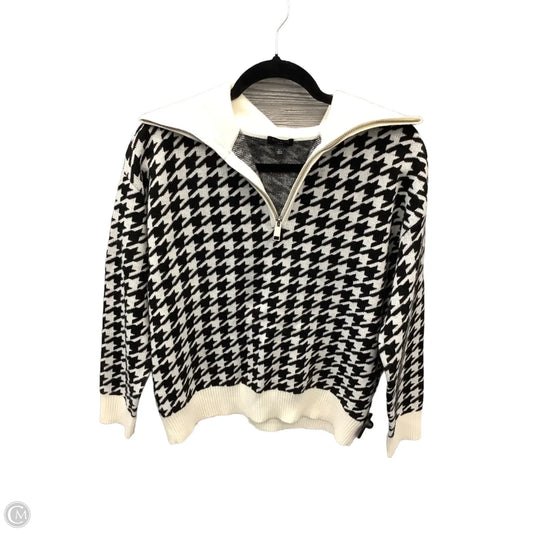Sweater By Talbots In Black & White, Size: Lp