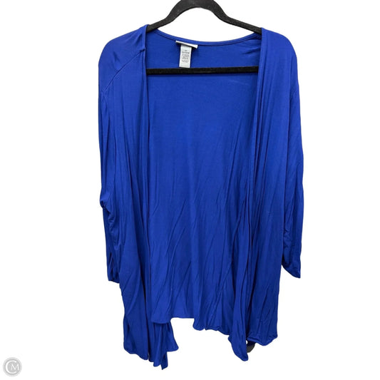 Cardigan By Catherines In Blue, Size: 2x