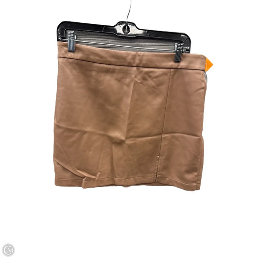 Skirt Mini & Short By Shinestar In Brown, Size: L