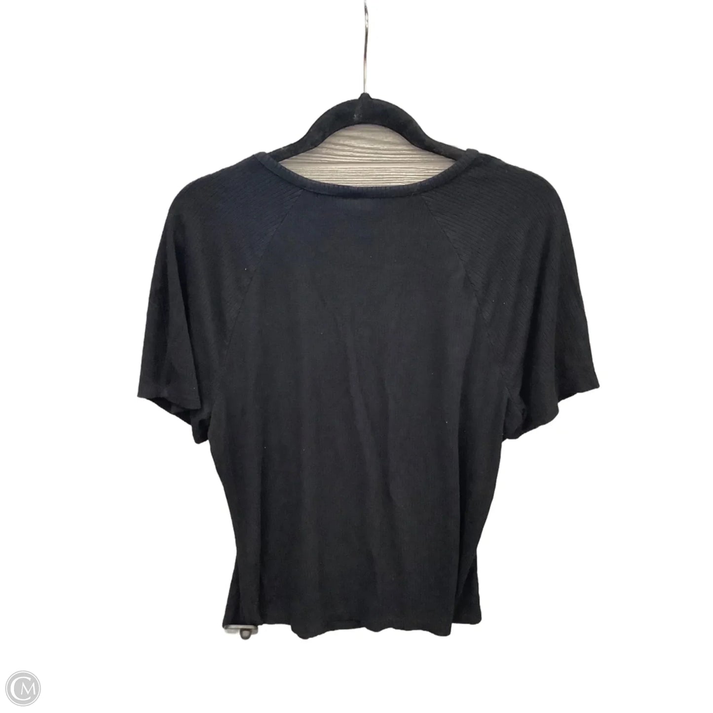 Top Short Sleeve By Worthington In Black, Size: Xl