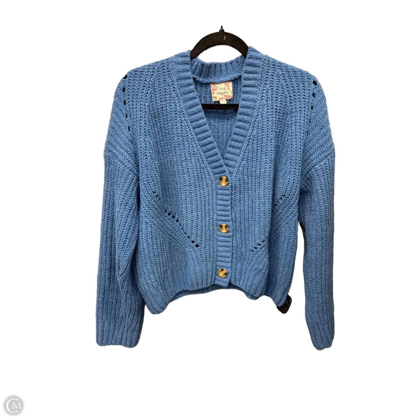 Sweater By Pink Republic In Blue, Size: L