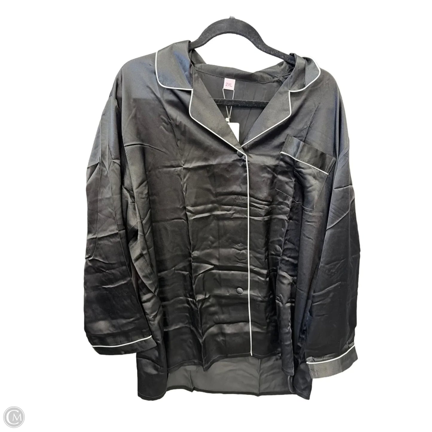 Pajamas 2pc By Cmf In Black, Size: 2x