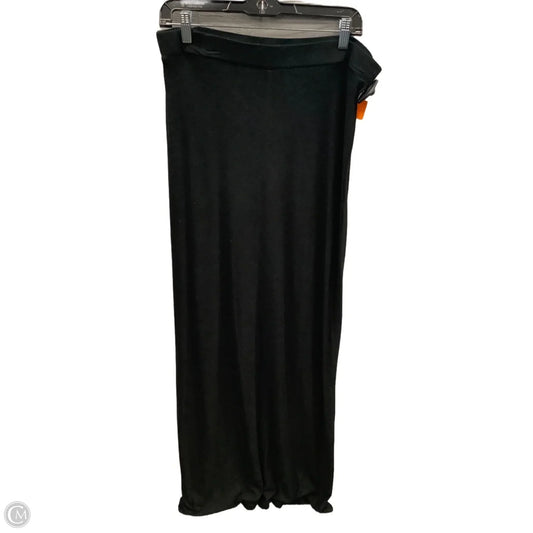 Skirt Maxi By Loft In Black, Size: 8