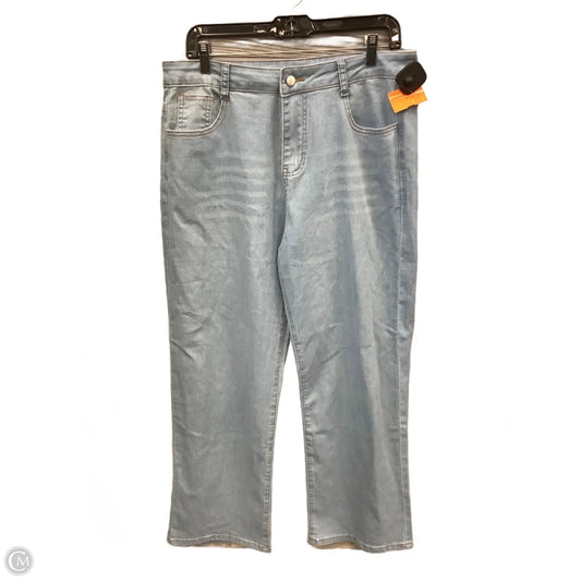 Jeans Wide Leg By Cmf In Blue Denim, Size: 12