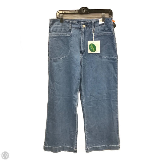 Jeans Wide Leg By Clothes Mentor In Blue Denim, Size: 12