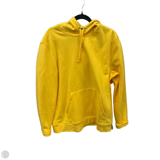 Sweatshirt Hoodie By Tek Gear In Yellow, Size: L