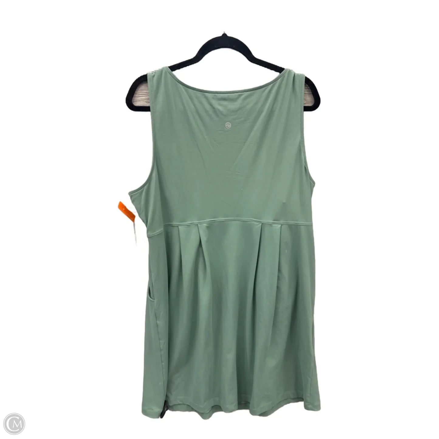 Dress Casual Midi By Eddie Bauer In Green, Size: Xl