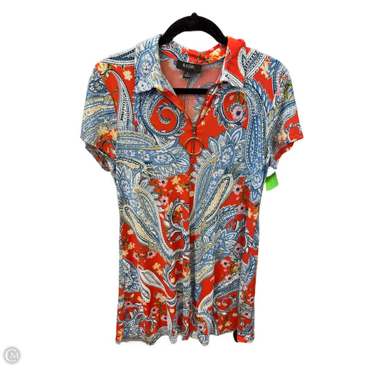 Dress Casual Short By Msk In Orange, Size: L