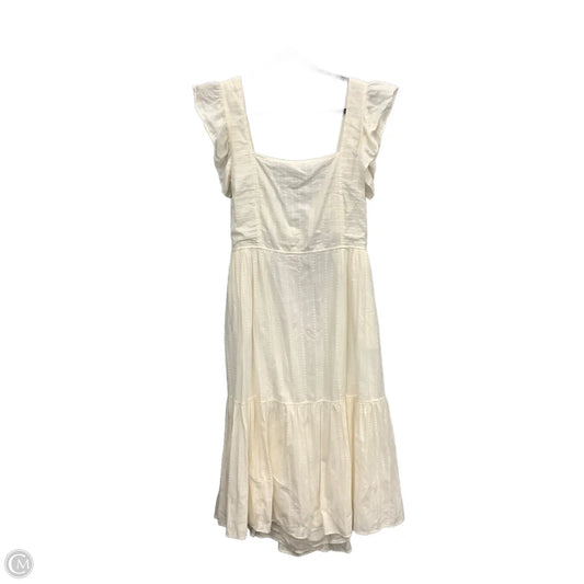 Dress Casual Maxi By Madewell In Cream, Size: Xl