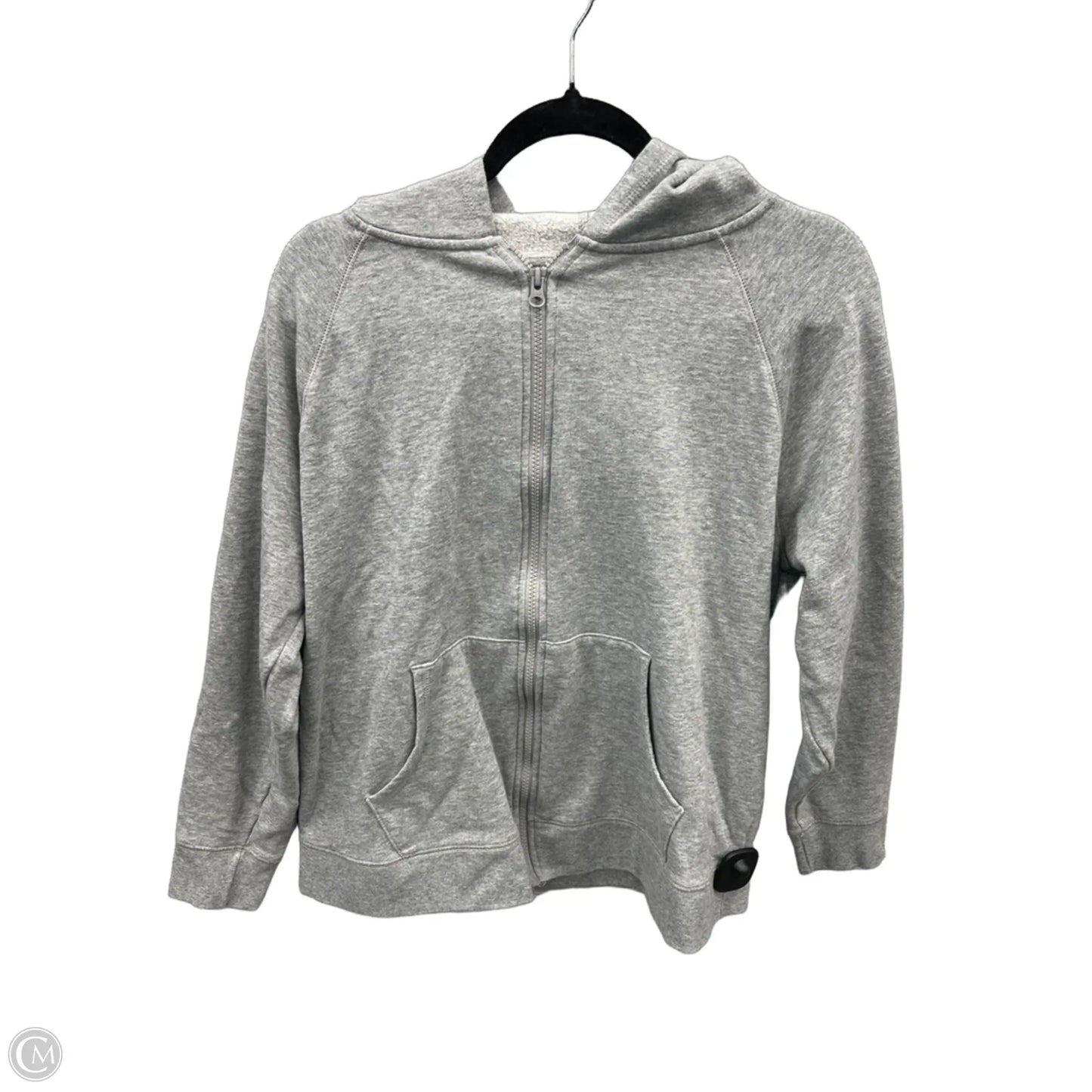 Top Long Sleeve By Terra & Sky In Grey, Size: Xl