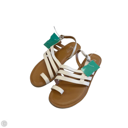 Sandals Flats By Franco Sarto In Brown, Size: 7