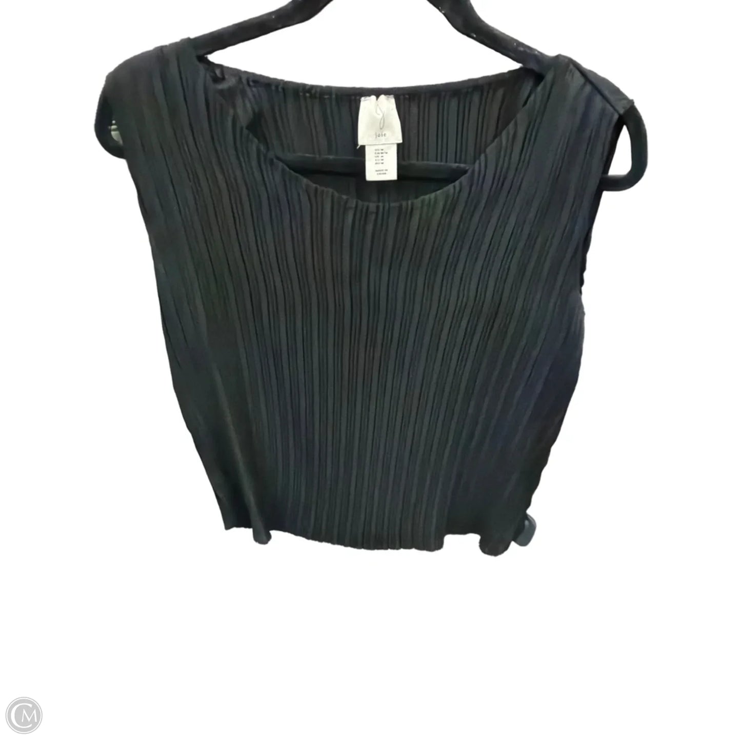 Top Sleeveless By Joie In Black, Size: M