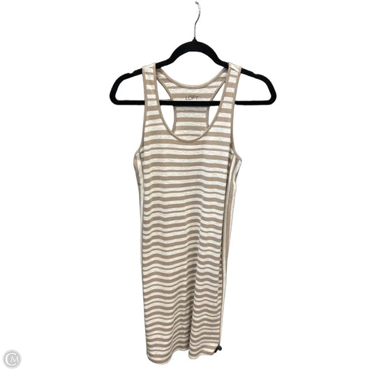 Dress Casual Midi By Loft In Brown, Size: S