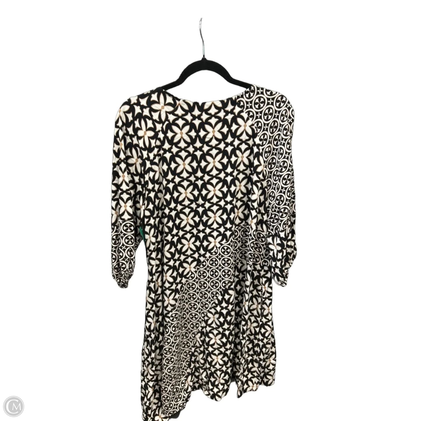 Dress Casual Midi By Chicos In Black, Size: L