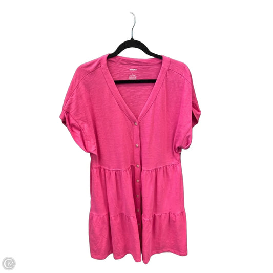 Dress Casual Short By Sonoma In Pink, Size: L