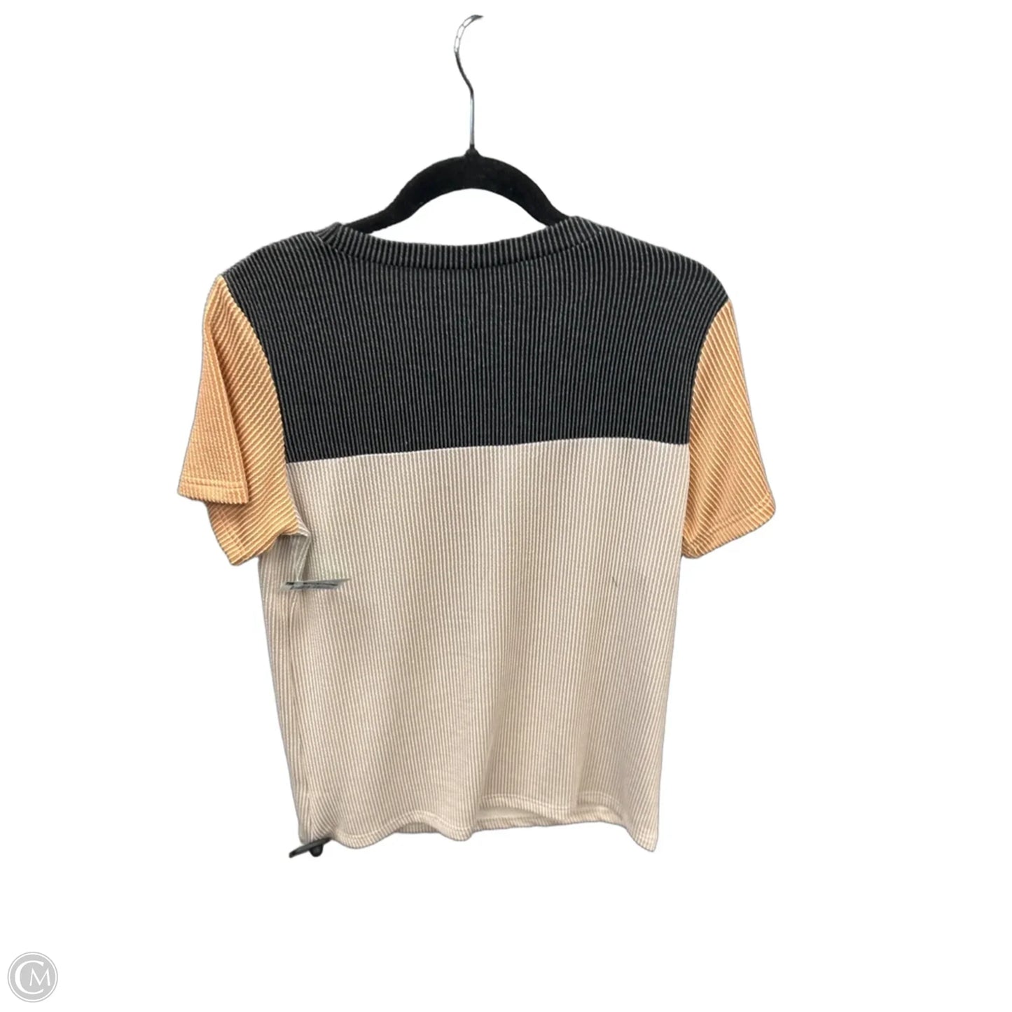 Top Short Sleeve By Clothes Mentor In Brown, Size: M