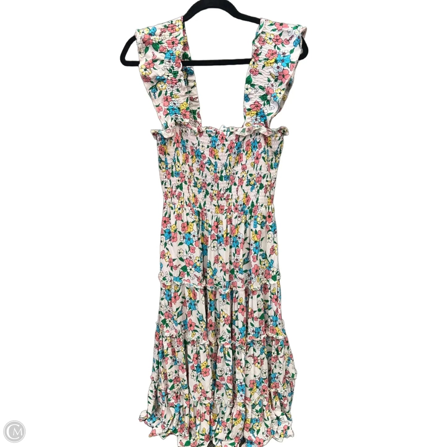 Dress Casual Midi By Listicle In Floral Print, Size: S