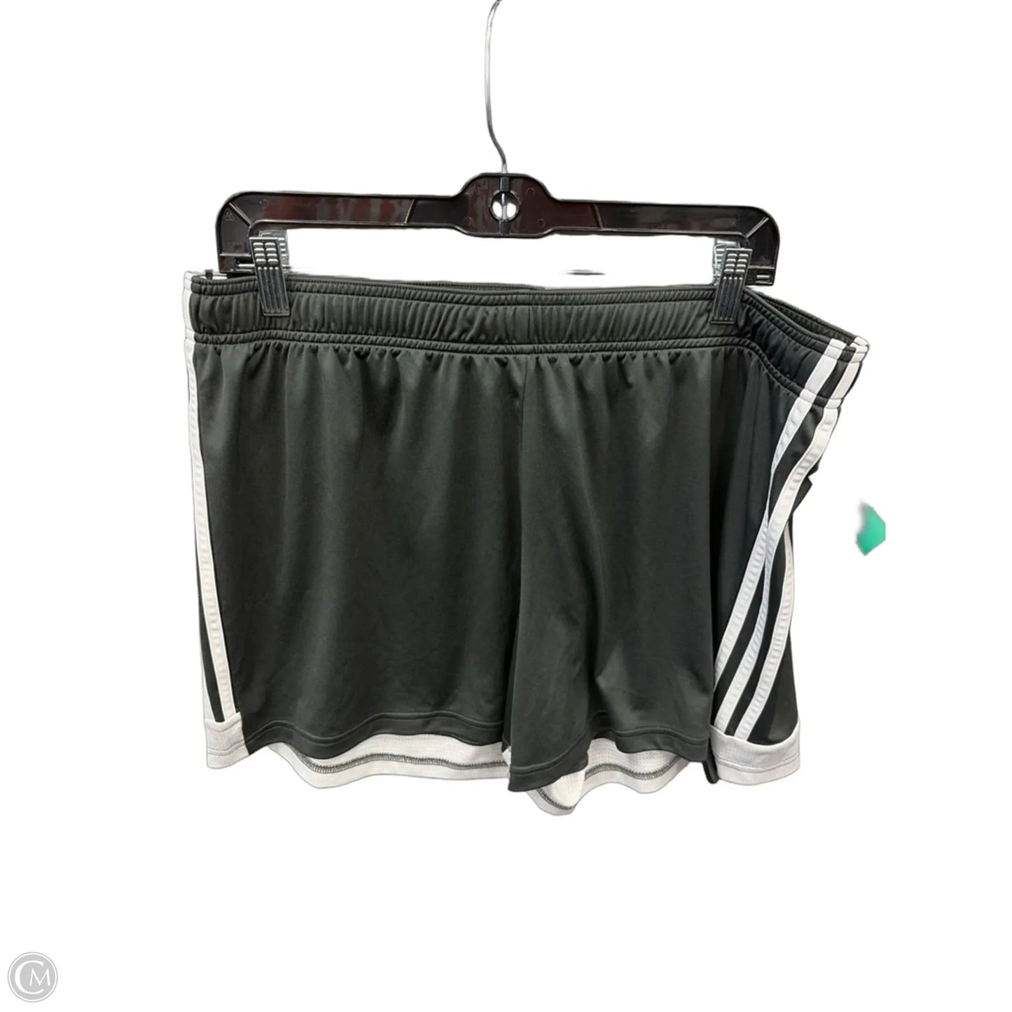 Athletic Shorts By Adidas In Grey, Size: 2x