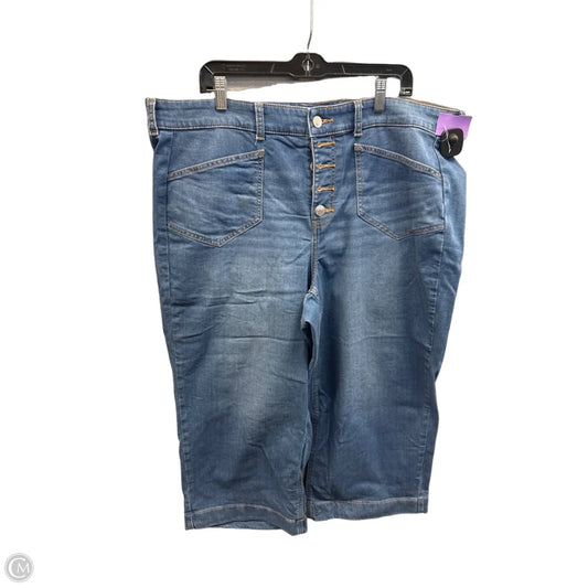 Capris By Torrid In Blue Denim, Size: 20
