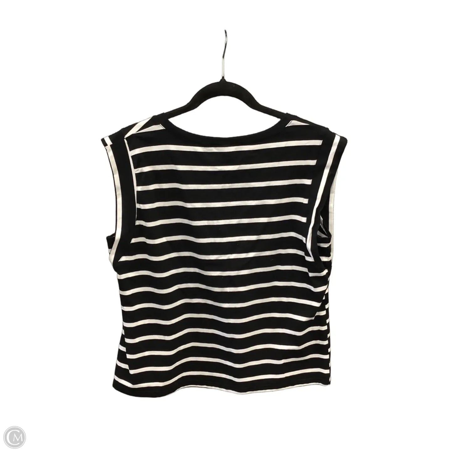 Top Short Sleeve By Clothes Mentor In Striped Pattern, Size: L