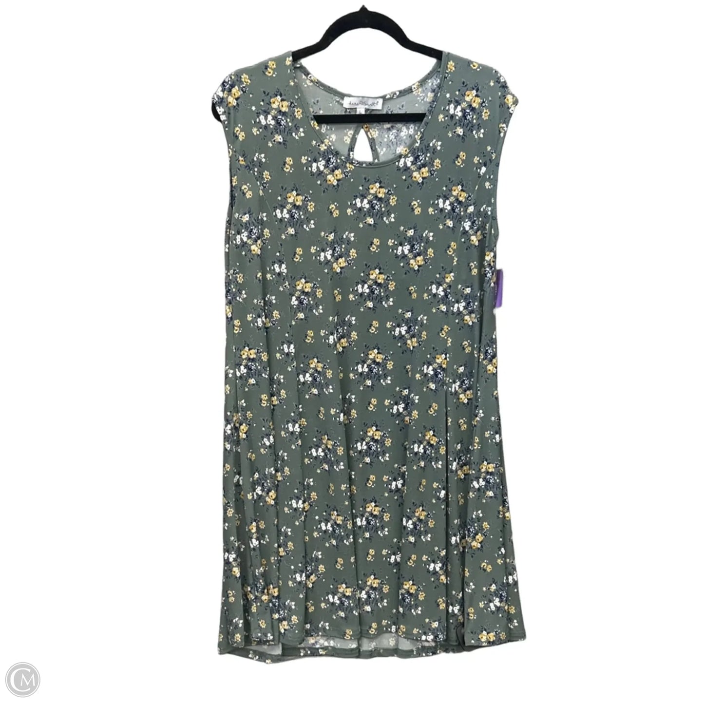 Dress Casual Midi By Keren Hart In Green, Size: L