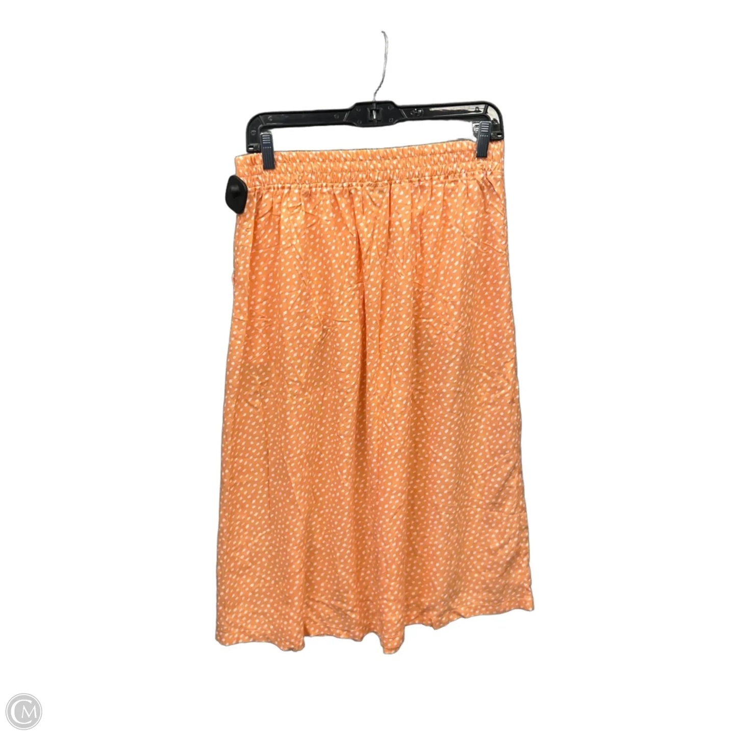 Skirt Midi By Clothes Mentor In Orange, Size: 8