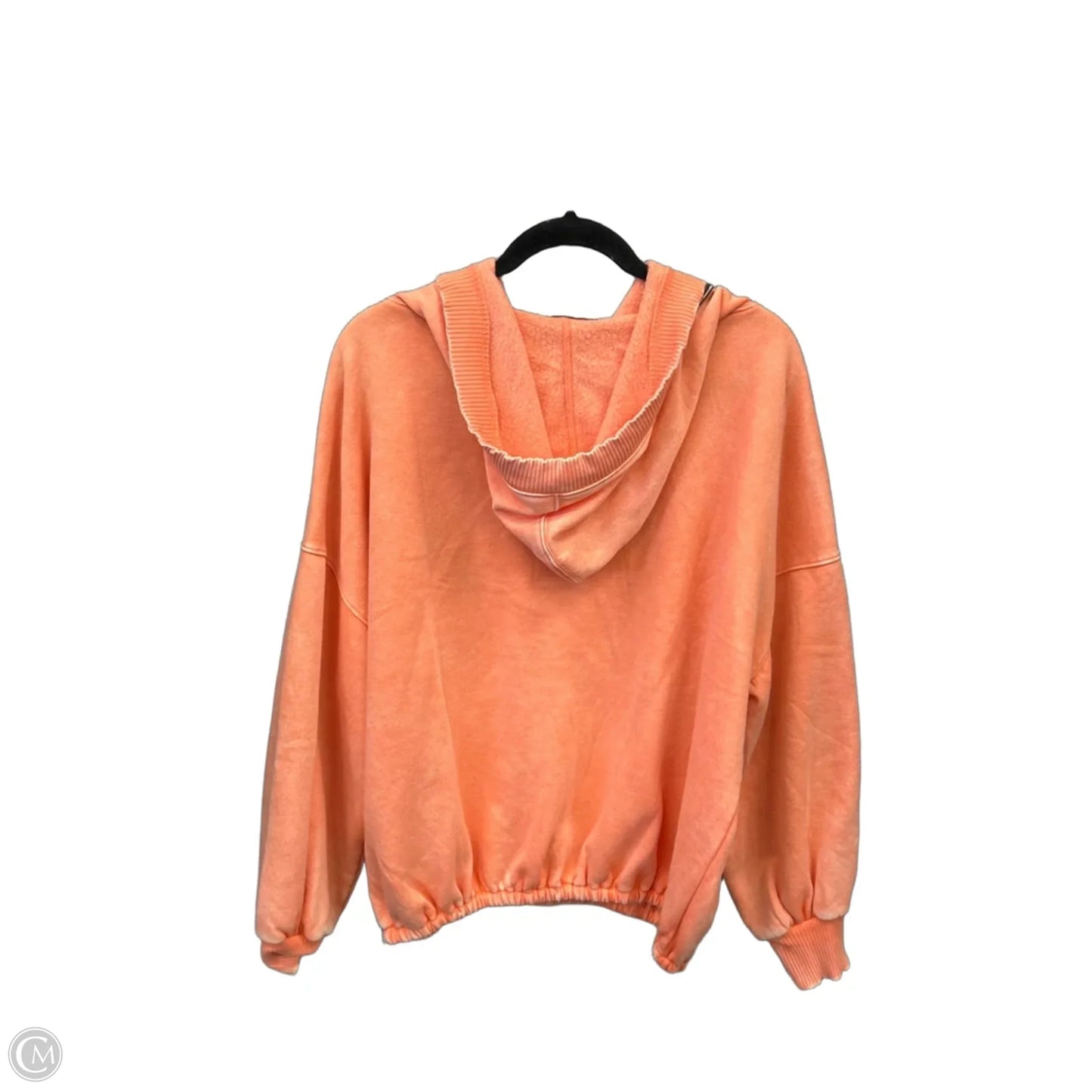 Top Long Sleeve By Zenana In Peach, Size: S