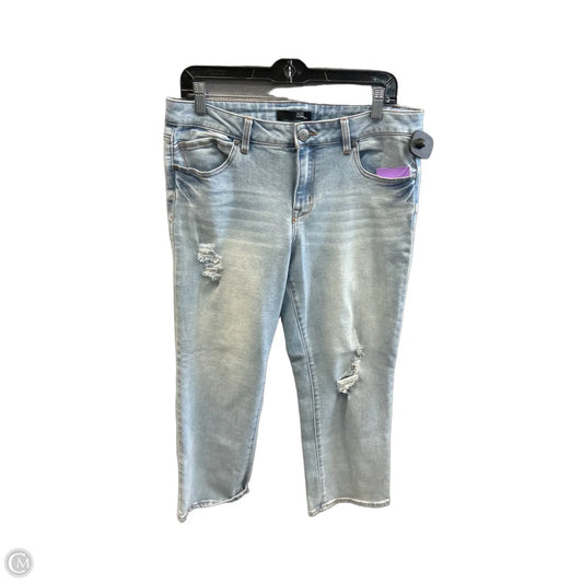 Jeans Cropped By 1822 Denim In Blue Denim, Size: 12