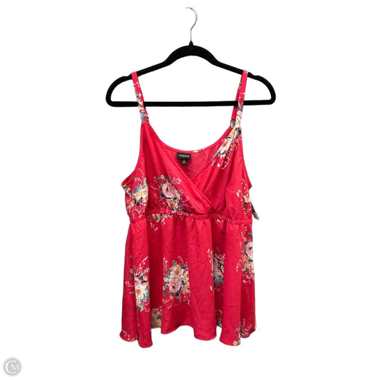 Top Sleeveless By Torrid In Pink, Size: L