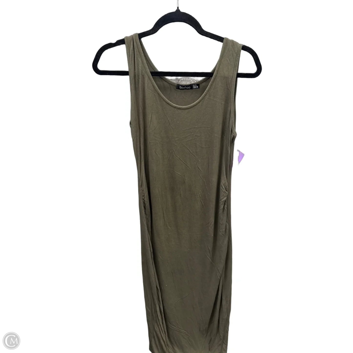 Dress Casual Midi By Boohoo Boutique In Green, Size: S