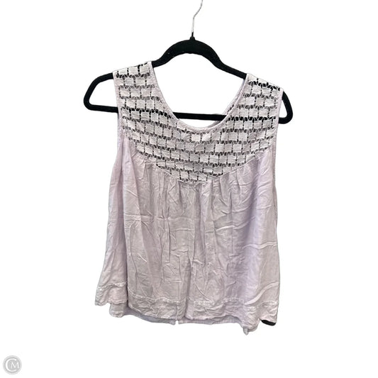 Top Sleeveless By Old Navy In Purple, Size: Xl