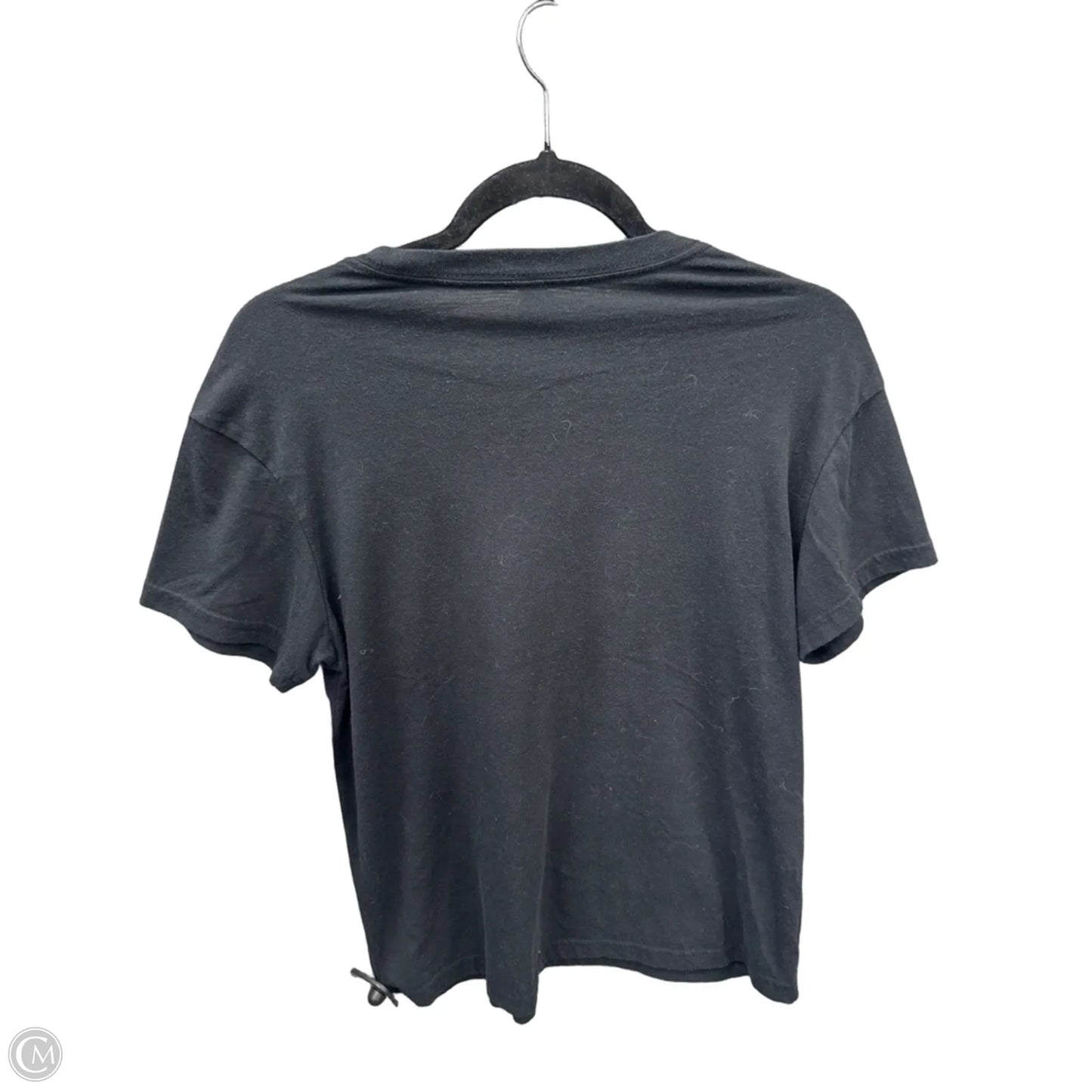 Top Short Sleeve By Clothes Mentor In Black, Size: S