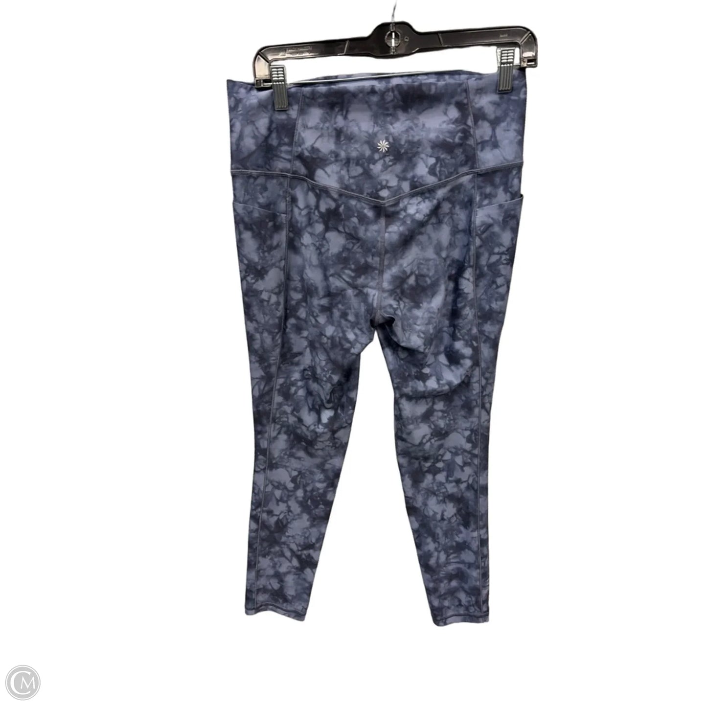 Athletic Leggings By Athleta In Blue, Size: L