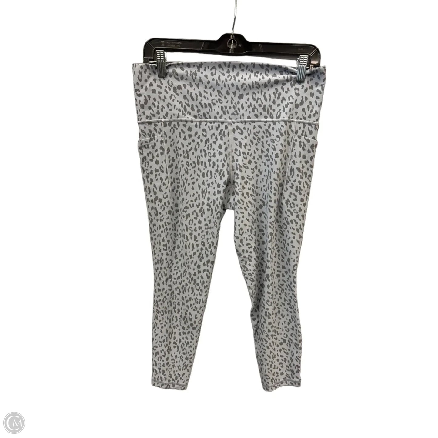 Athletic Leggings By Athleta In Blue, Size: L