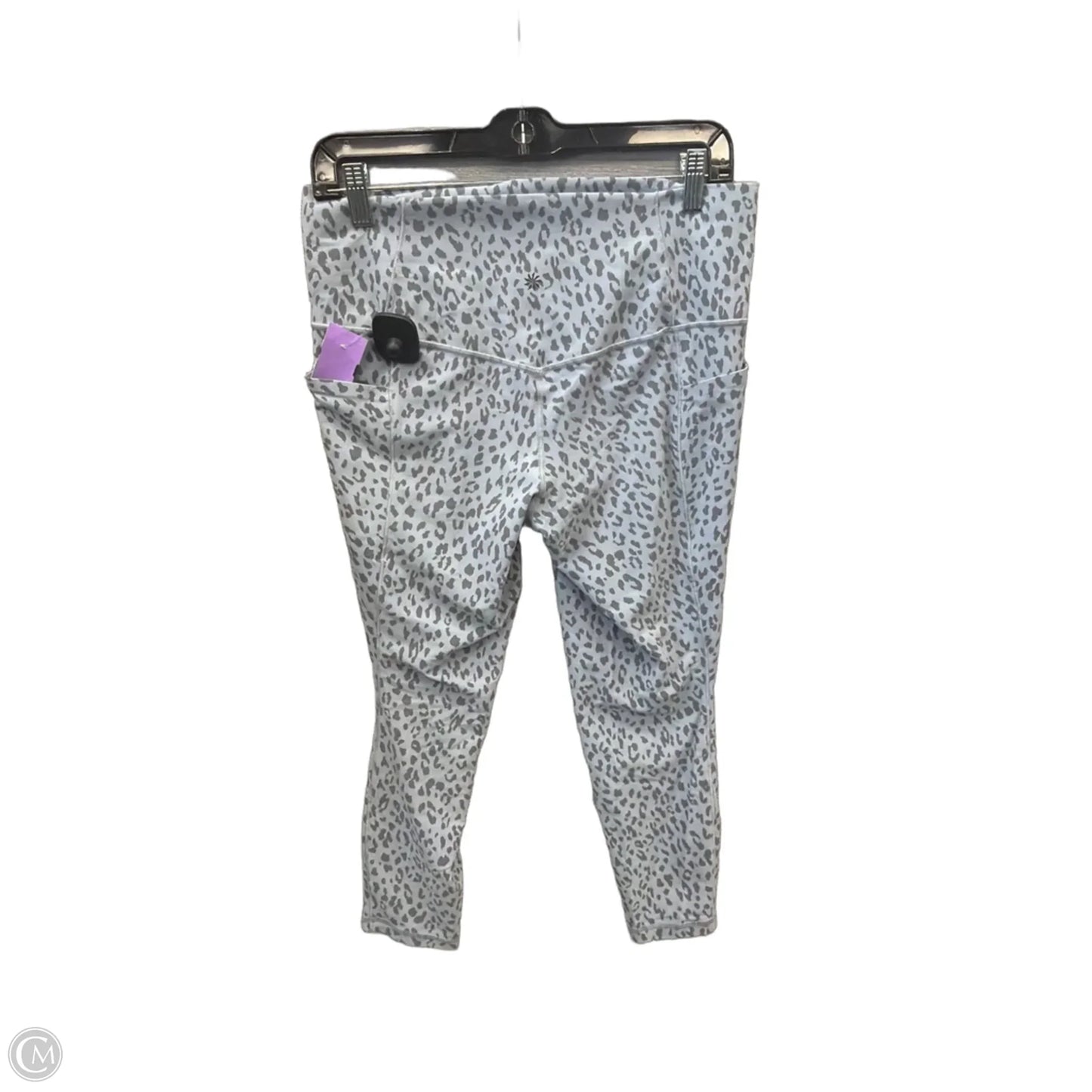 Athletic Leggings By Athleta In Blue, Size: L