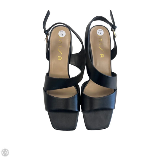 Sandals Heels Block By Unisa In Black, Size: 11
