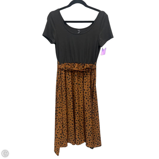 Dress Casual Maxi By Shein In Animal Print, Size: M