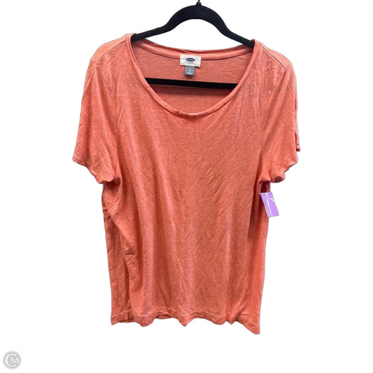 Top Short Sleeve By Old Navy In Orange, Size: L