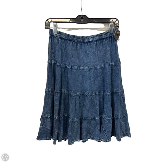 Skirt Midi By Studio West In Blue, Size: 4