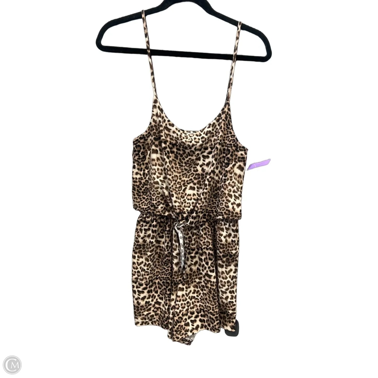 Romper By Ultra Flirt In Animal Print, Size: M