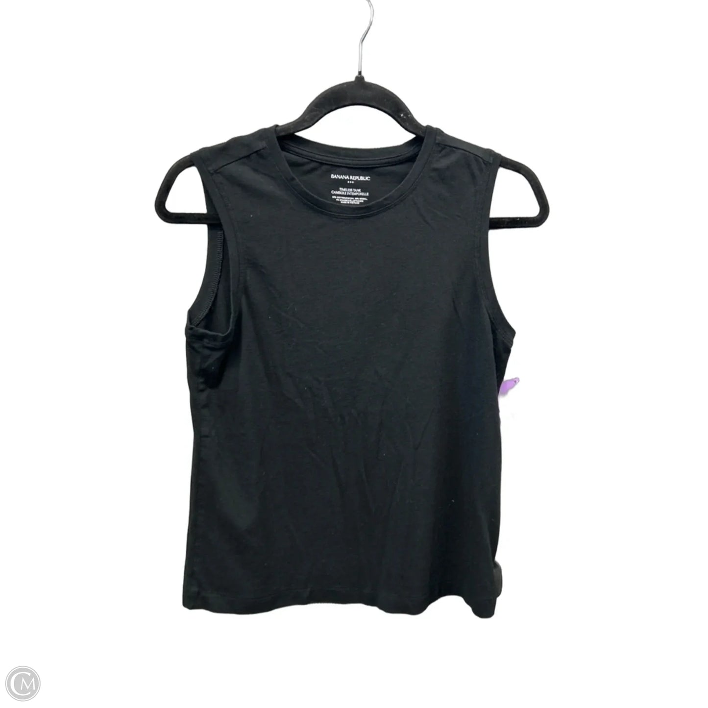 Top Sleeveless By Banana Republic In Black, Size: S